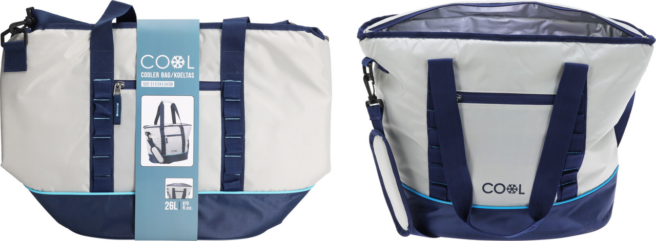 Koopman Chladící taška 51 x 24 x 34 cm šedá 1 ks