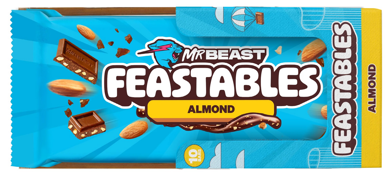 MR.BEAST Almond 10 x 60 g