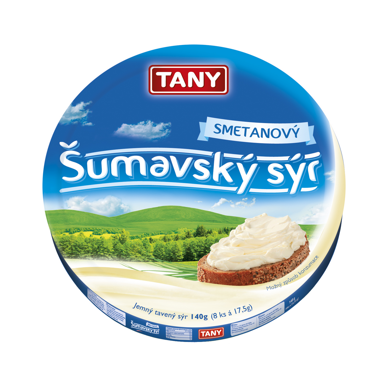 TANY Šumavský sýr smetanový chlaz. 140 g