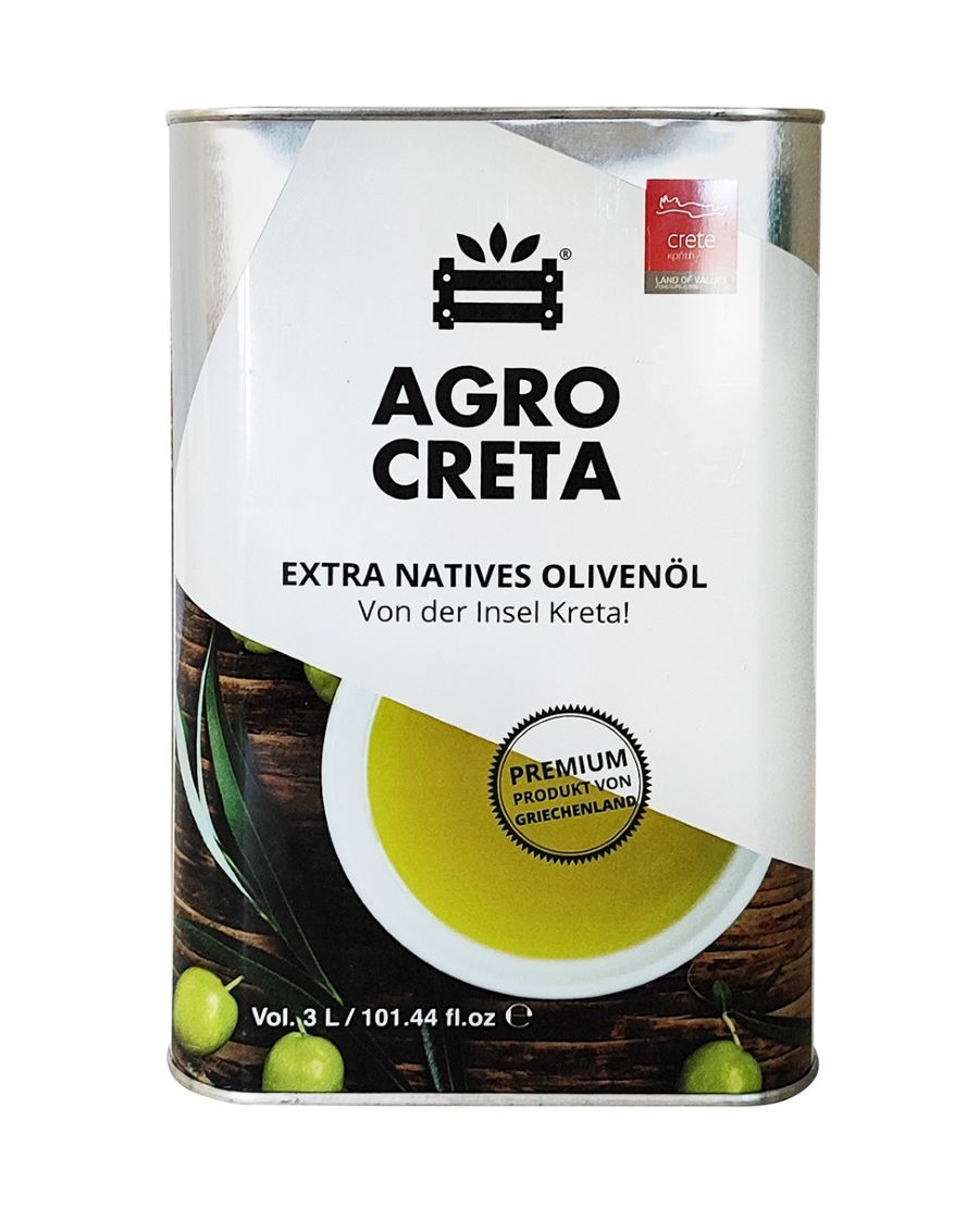 AGROCRETA Extra Virgin Olive Oil 3 l plech