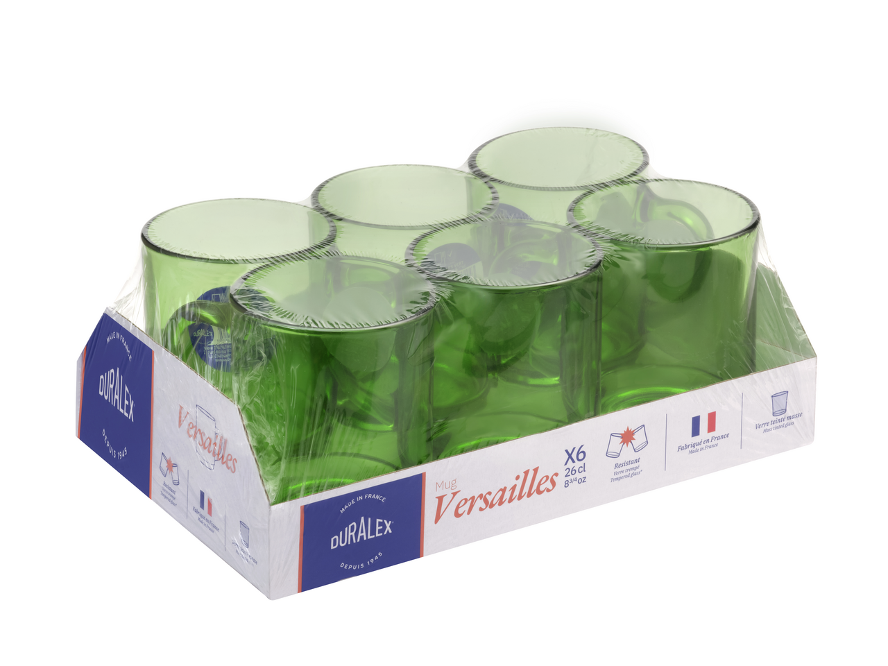 DURALEX Hrnek 260 ml zelený 6 ks