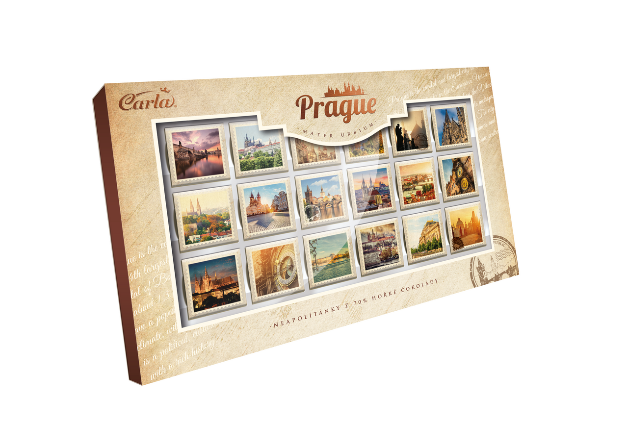 PRAHA Neapoliánky hořká čokoládové 10 ks