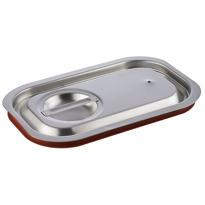 METRO PROFESSIONAL Víko GN1/4 nerez + silikon 1 ks