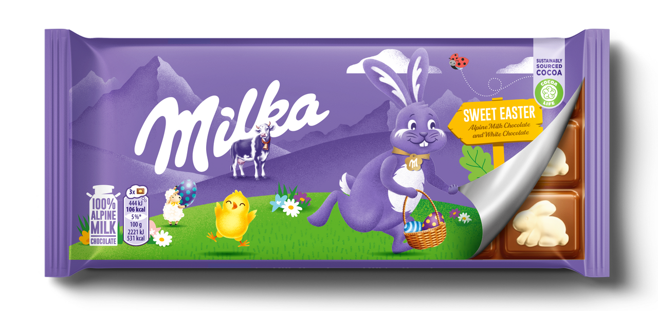 MILKA EASTER TABLET 90g