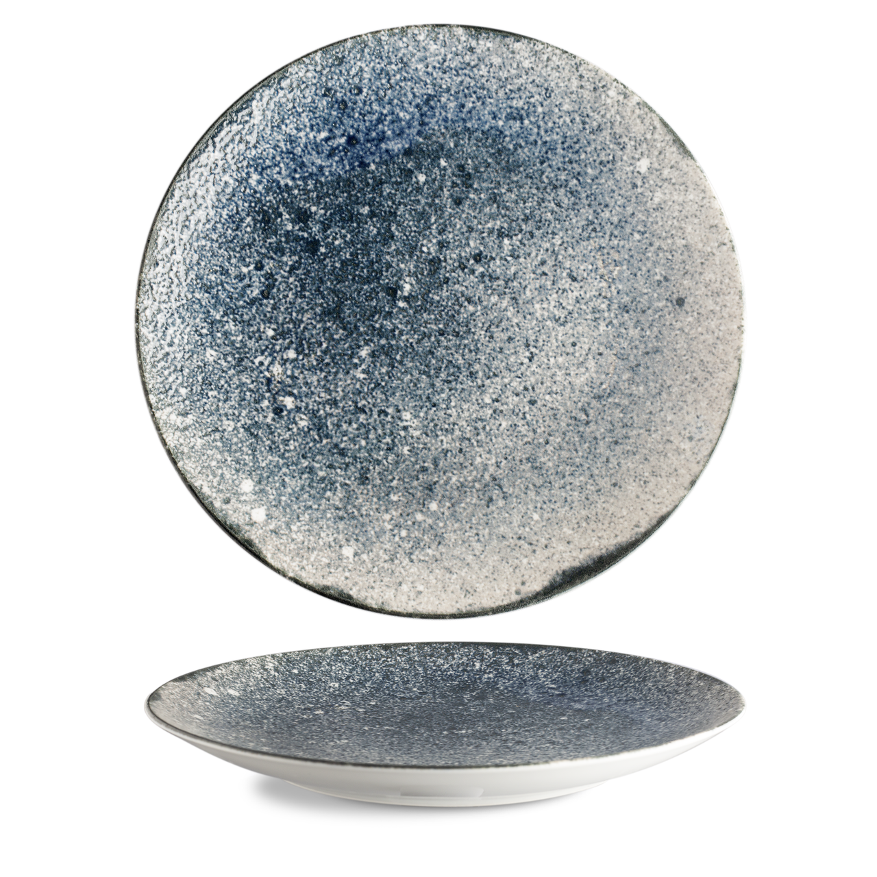 G.Benedikt Talíř mělký RUST NAVY 30 cm porcelán 3 ks