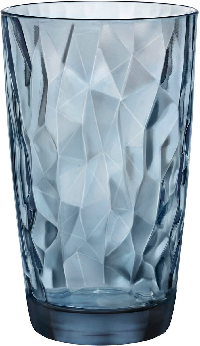 Bormioli Sklenice Short Drink DIAMOND 470 ml modrá 6 ks