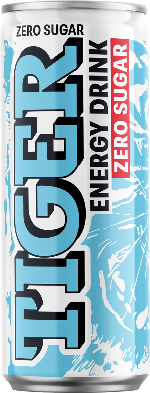 TIGER Zero energetický nápoj 12 x 250 ml plech