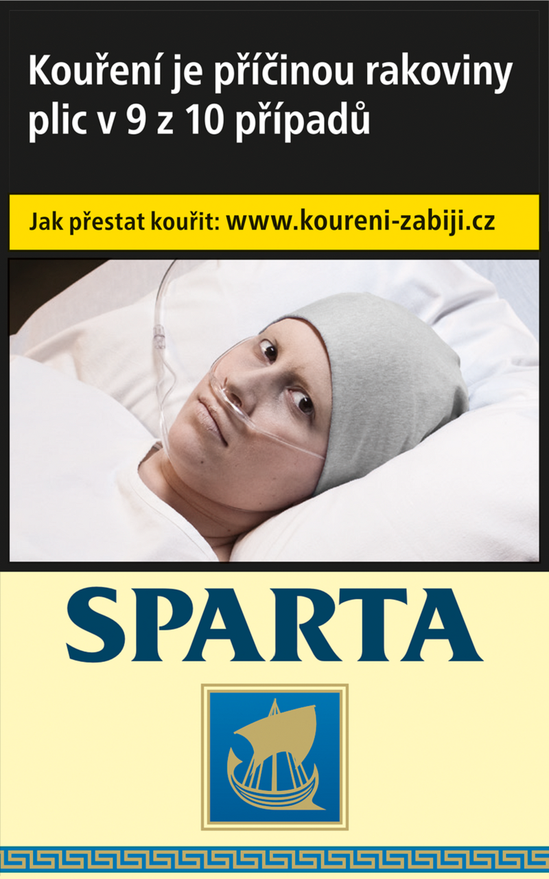 SPARTA Blue Box king size tvrdé bal. 10 krab. 20 ks kolek R KC 161 Kč VO cena