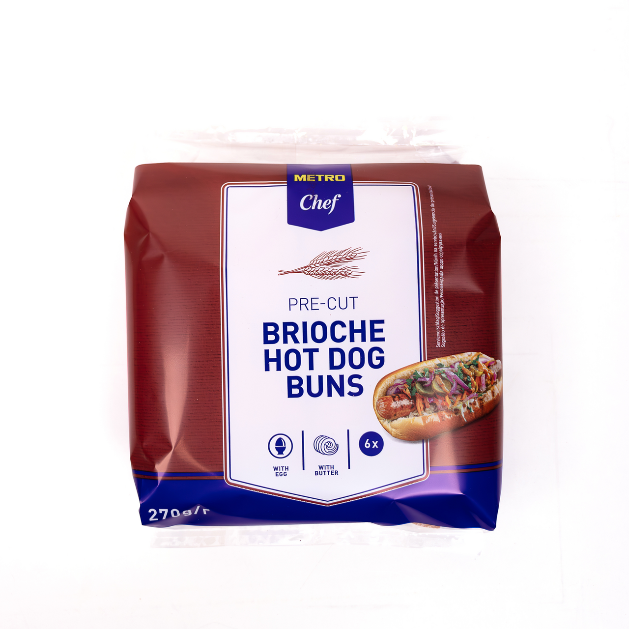 METRO Chef Hot dog brioška 6 x 45 g