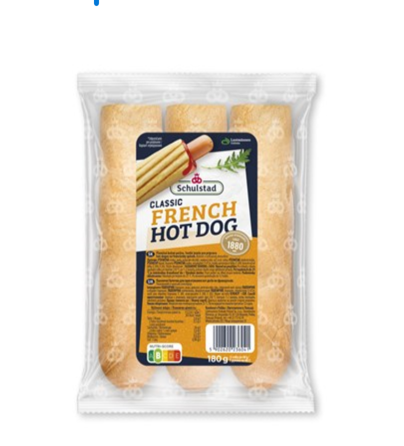 SCHULSTAD Hot Dog francouzský 3 x 60 g