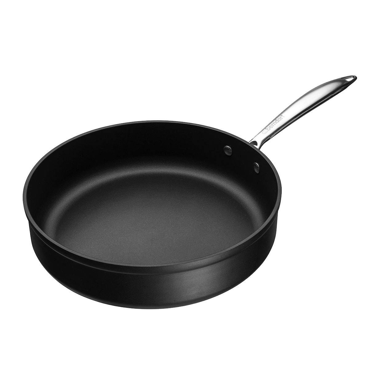 BERNDORF Pánev hluboká rovná hliníková s nepřilnavým povrchem ILAG BLACK LINE 24 cm indukční 1 ks