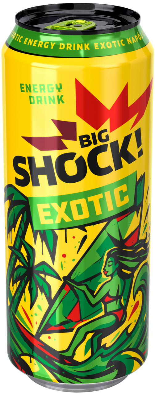 BIG SHOCK! Exotic energetický nápoj 24 x 500 ml