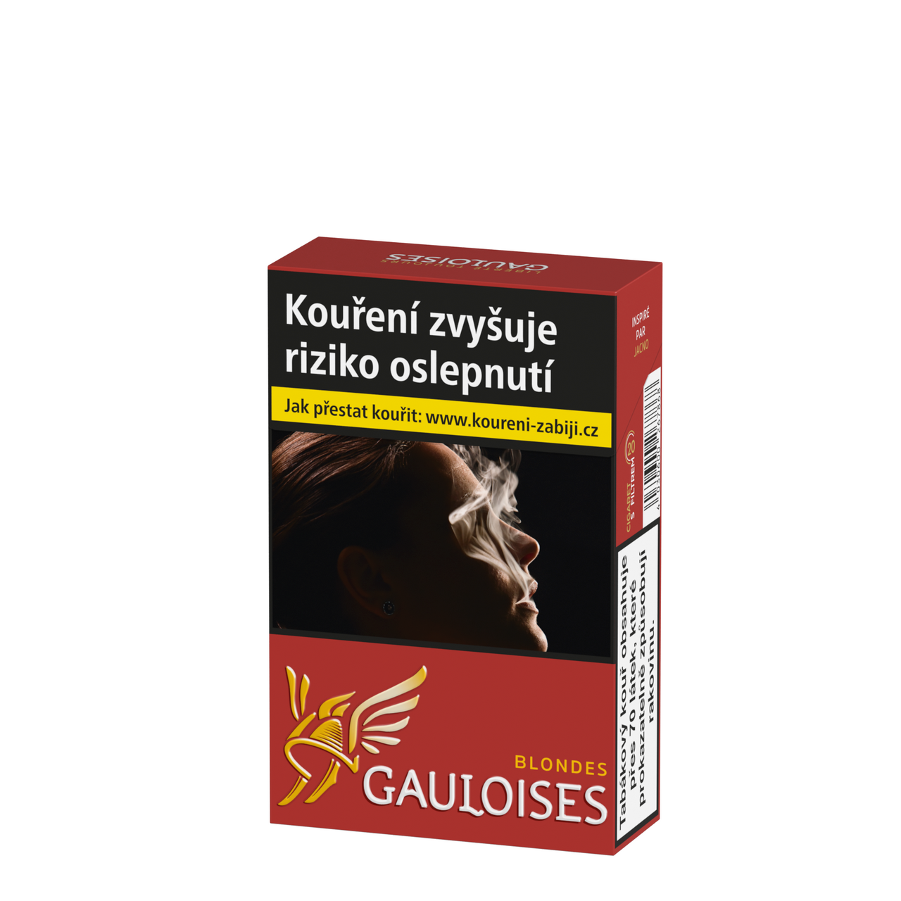 GAULOISES Blondes Red king size tvrdé bal. 10 krab. 20 ks kolek R KC 161 Kč VO cena