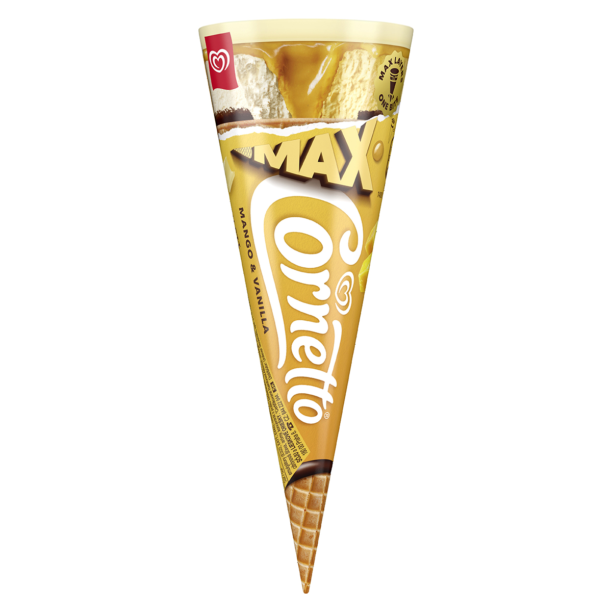 Cornetto Max Mango & Vanilla mraž. 24 x 115 ml