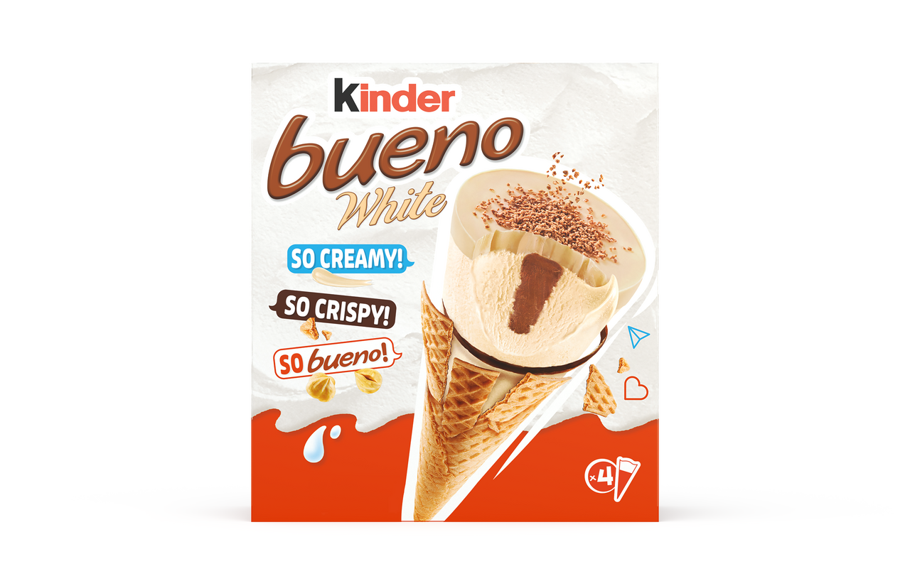 kinder Bueno White kornout Multipack mraž. 4 x 90 ml