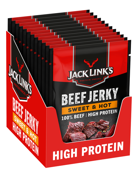 JACK LINKS Beef Jerky Sweet & Hot 12 x 25 g
