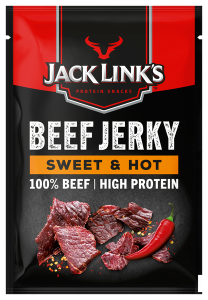 JACK LINKS Beef Jerky Sweet & Hot 12 x 60 g