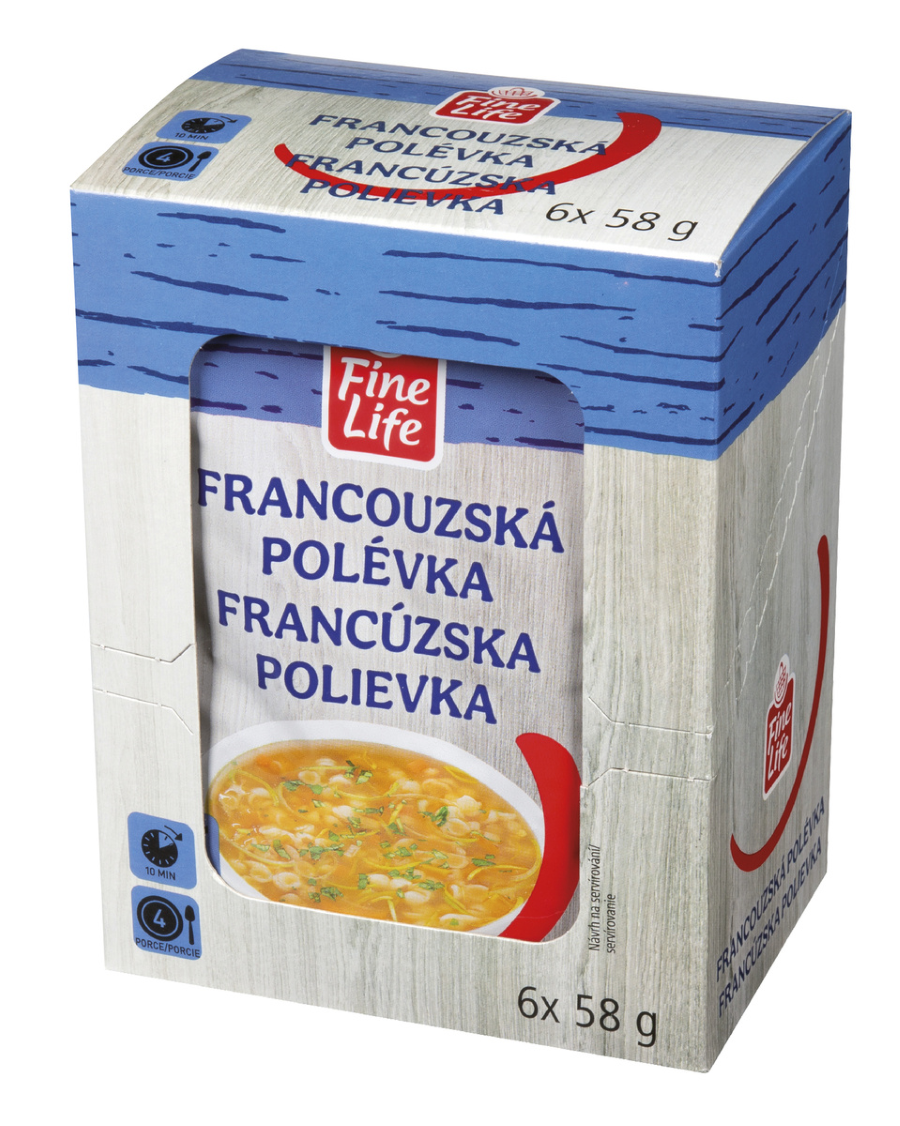 Fine Life Polévka francouzská 6 x 58 g