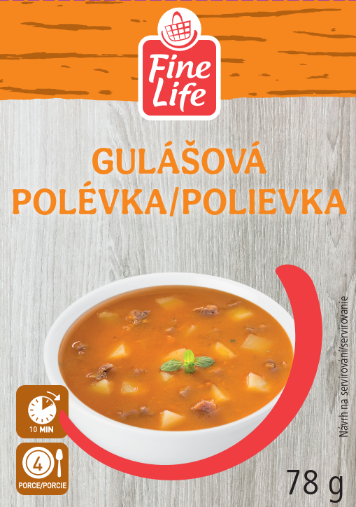 Fine Life Polévka gulášová 78 g