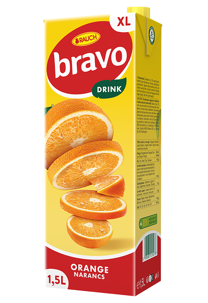 RAUCH bravo pomeranč 1,5 l
