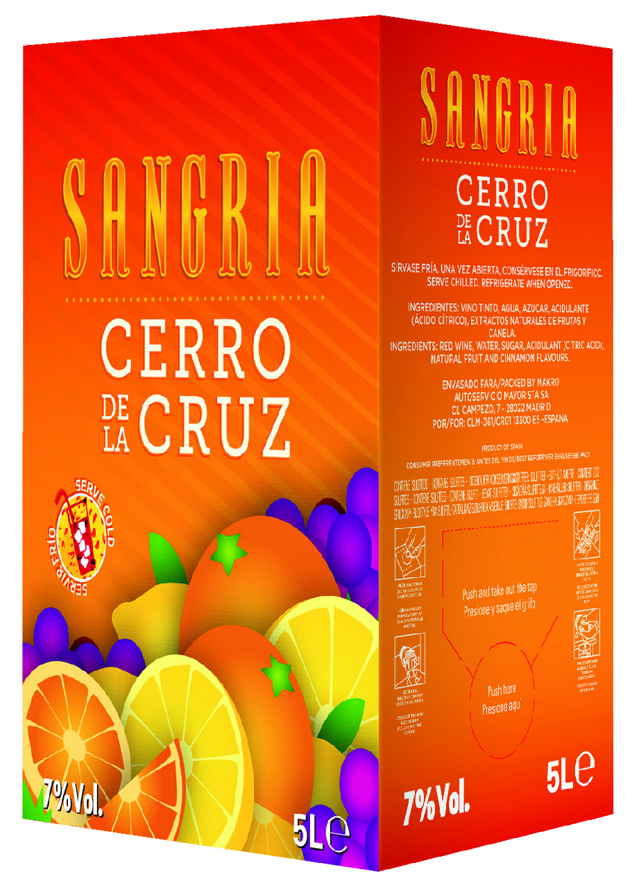 CERRO DE LA CRUZ Sangria 3 x 5 l BiB