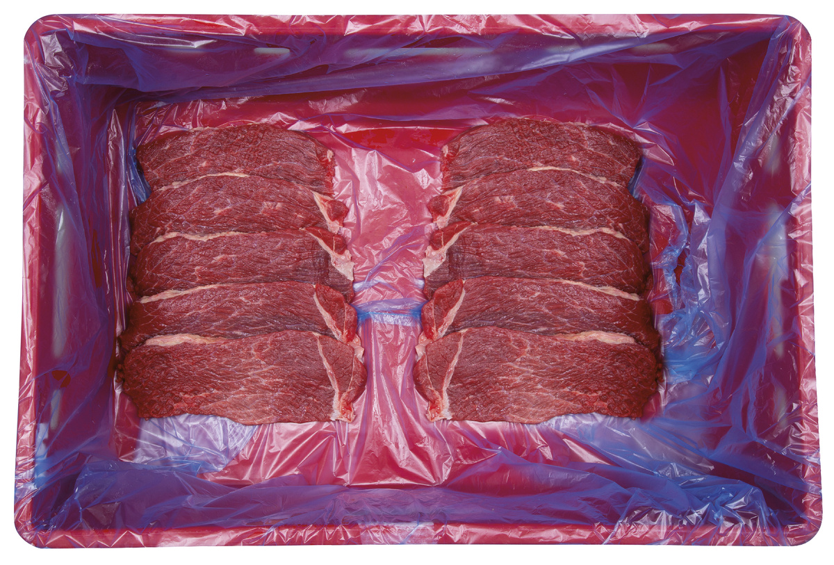 Hovězí ořech plátky naklepané chlaz. 10 x 180 g vlastní výroba