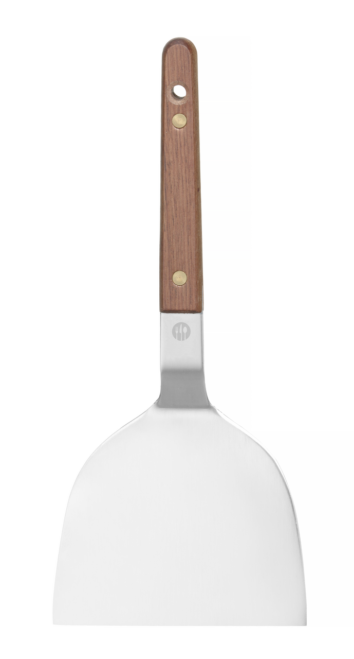 HENDI Obracečka TEPPANYA 8,5 cm nerez dřevo 1 ks