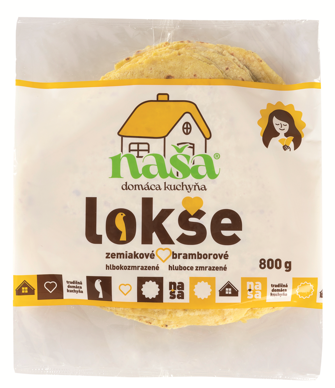 Bramborové lokše (12 ks) mraž. 800 g