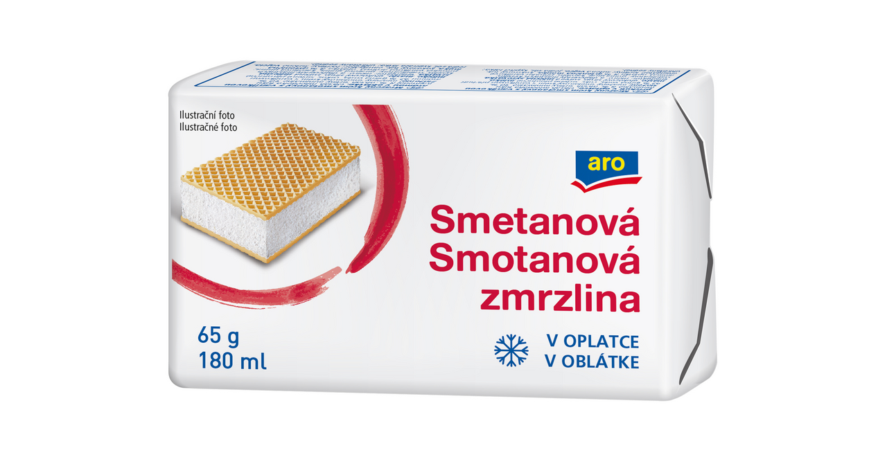 aro Zmrzlina smetanová v oplatce mraž. 10 x 180 ml