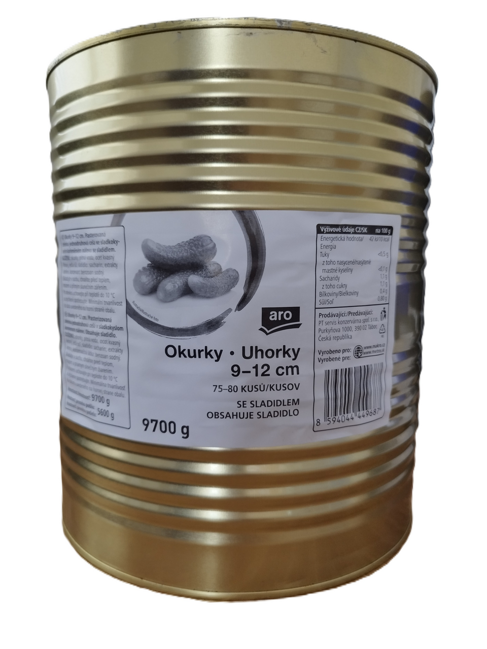aro Okurky 9 - 12 cm 9,7 kg