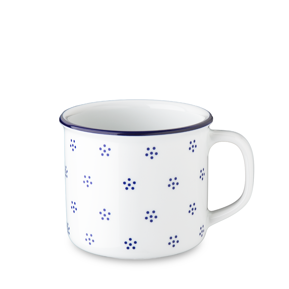 G.Benedikt Hrnek RETRO 250 ml porcelán modrý 6 ks