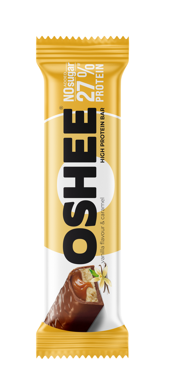 OSHEE Protein tyčinka vanilka karamel 49 g