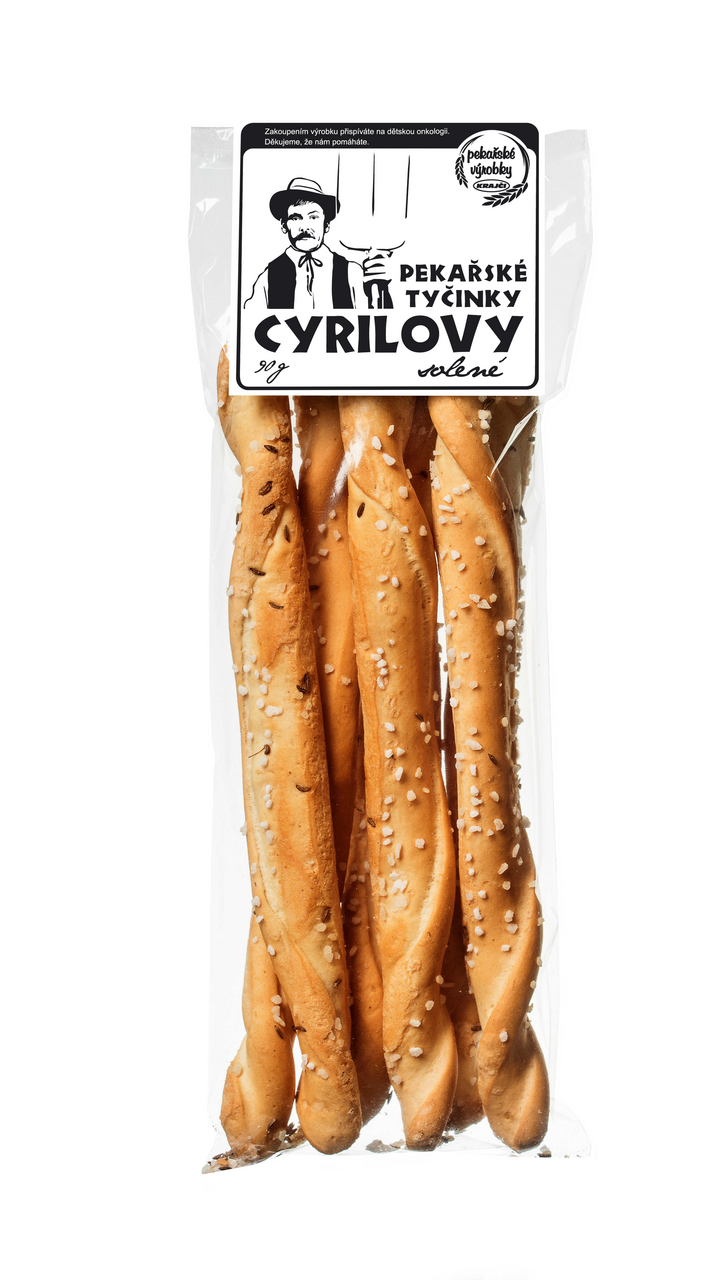 CYRILOVY Pekařské tyčinky solené 16 x 90 g