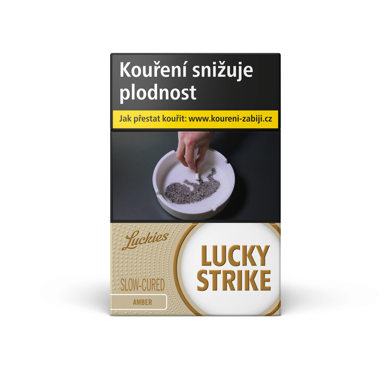 LUCKY STRIKE Amber king size tvrdé bal. 10 krab. 20 ks kolek R KC 163 Kč VO cena