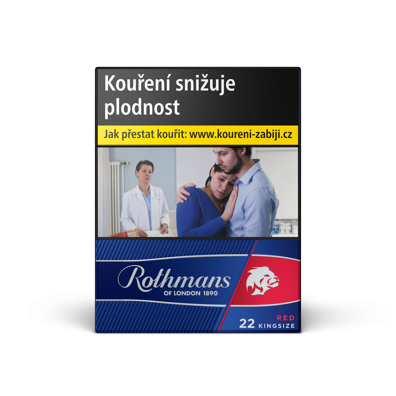 Rothmans Ol Red king size tvrdé bal. 8 krab. 22 ks kolek R KC 162 Kč VO cena