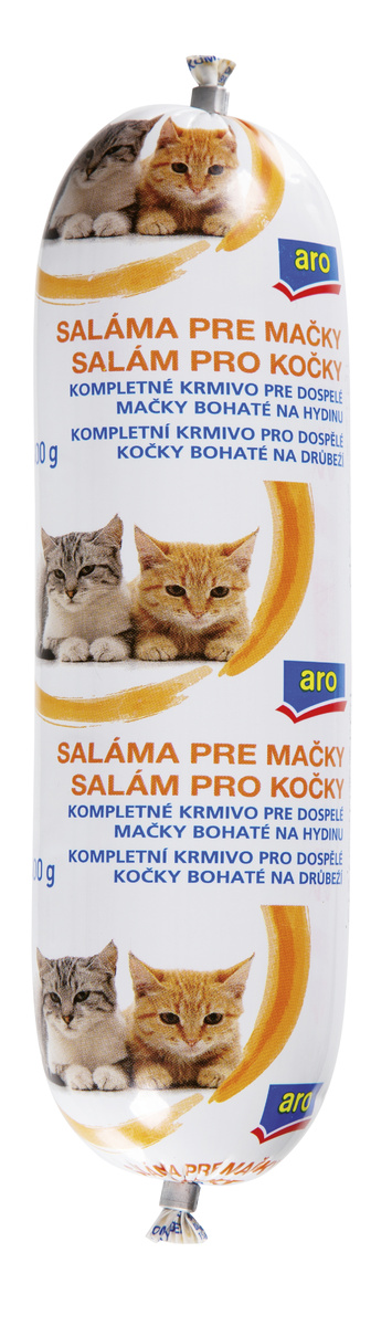 aro Salám pro kočky drůbeží 400 g