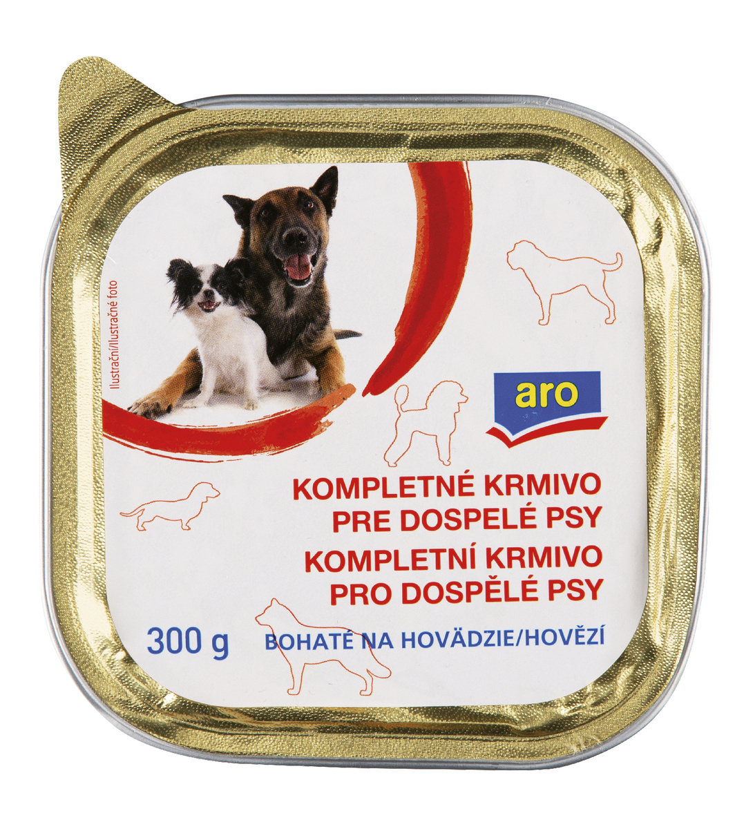 aro Alucup pro psy hovězí 300 g