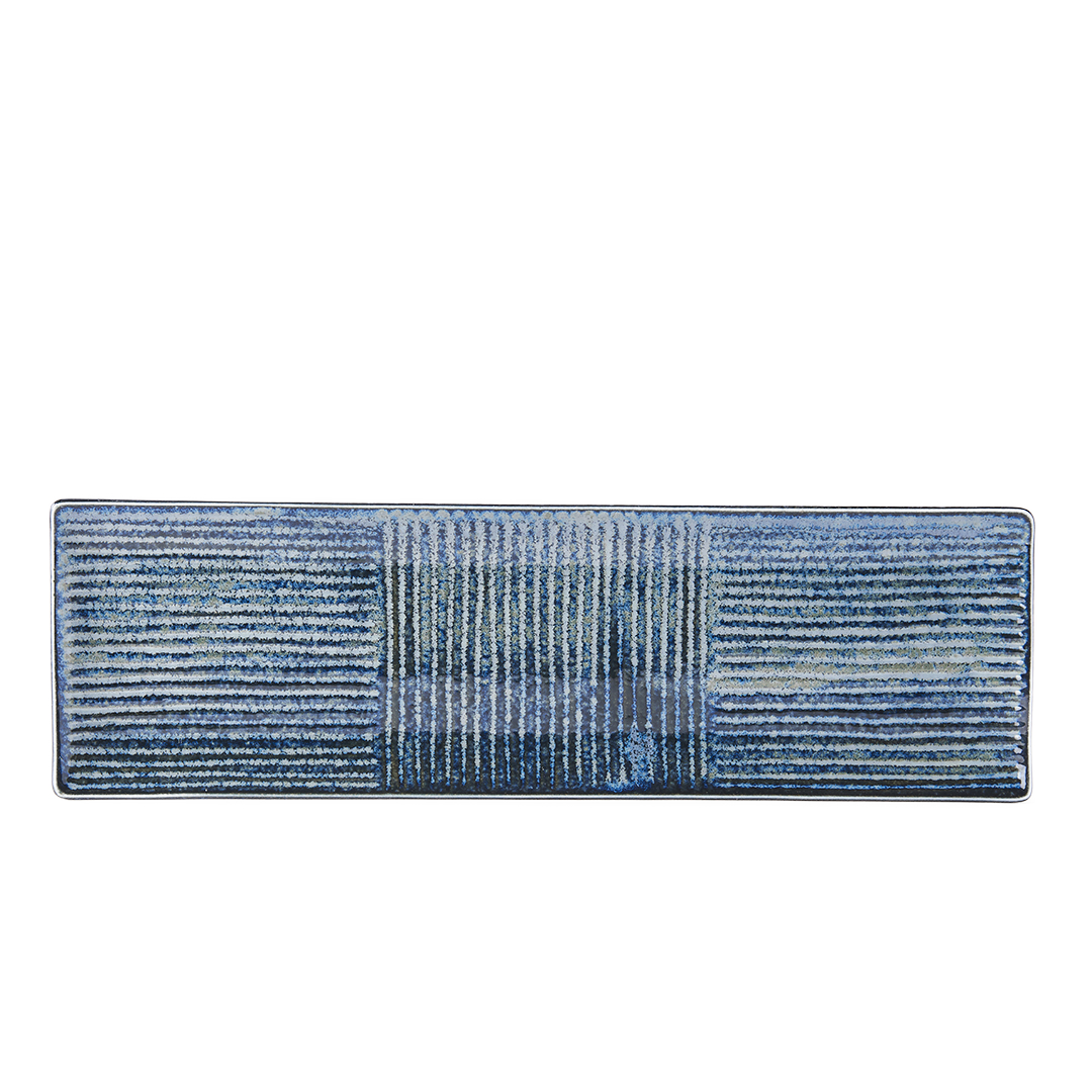 MADE IN JAPAN Talíř na sushi 33 x 10 cm modrý 1 ks