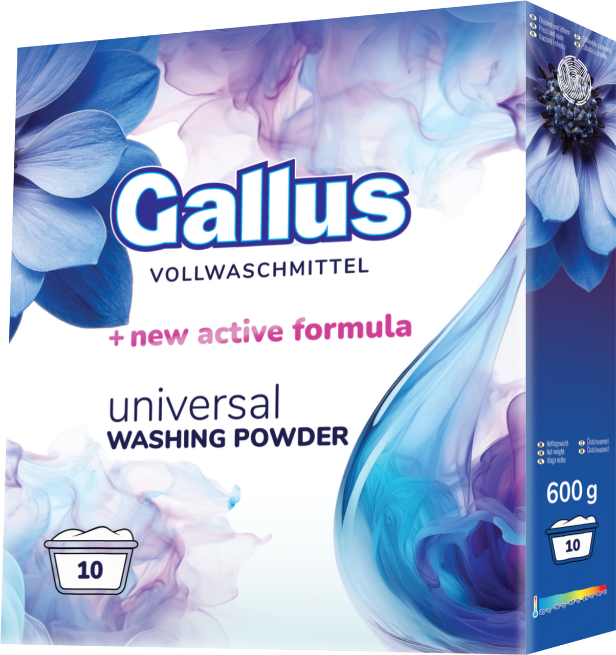 Gallus Universal prášek na praní (10 praní) 600 g