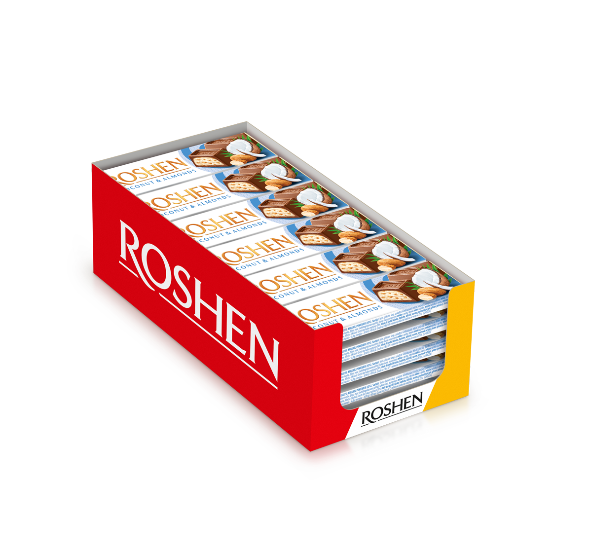 ROSHEN Tyčinka kokos a mandle 30 x 38 g