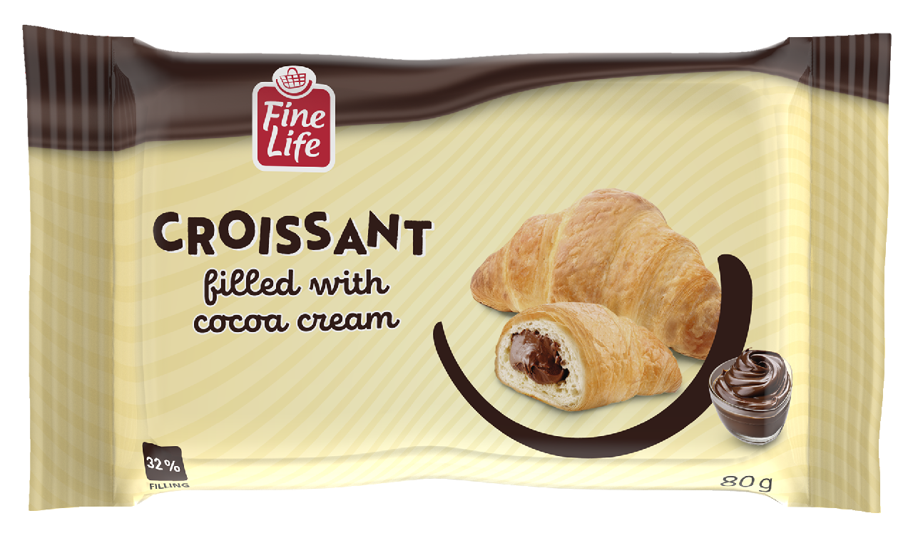 Fine Life Croissant cocca 25 x 80 g