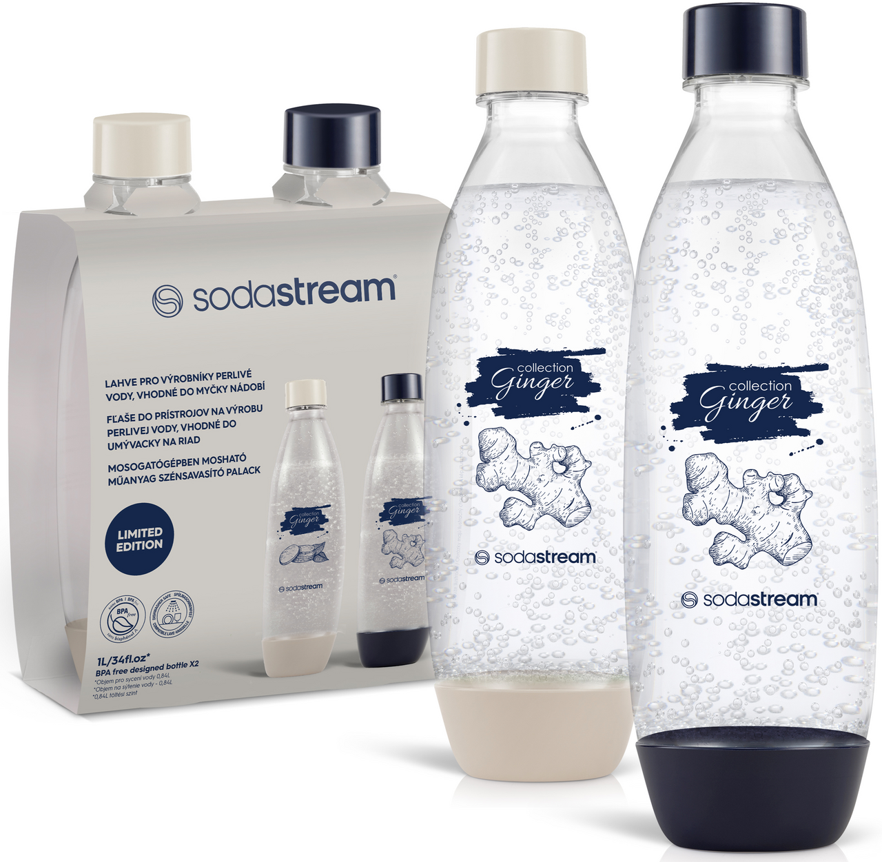 sodastream Láhev FUSE Ginger do myčka 2 x 1 l