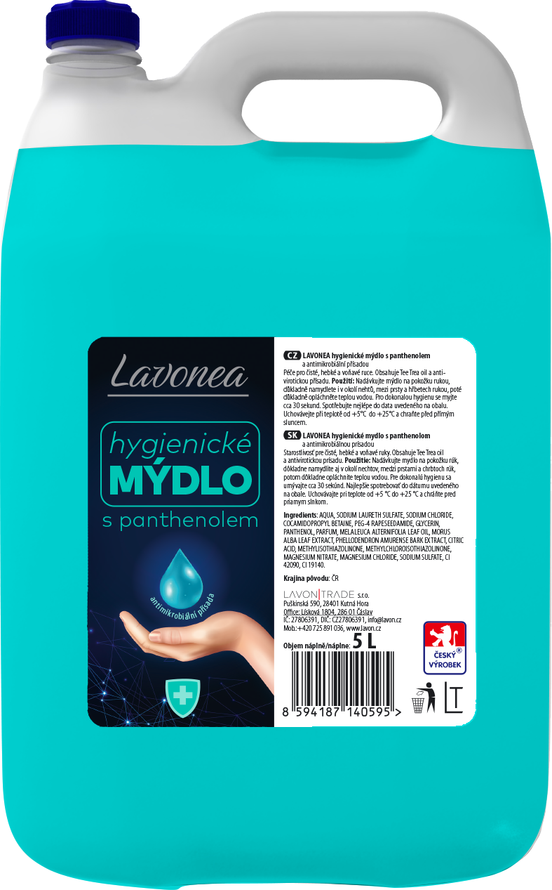 Lavonea Mýdlo Panthenol 5 l