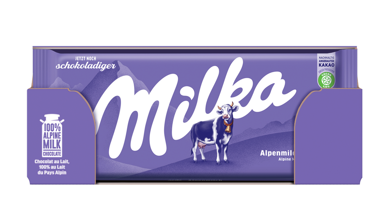 Milka Čokoláda mléčná 25 x 90 g