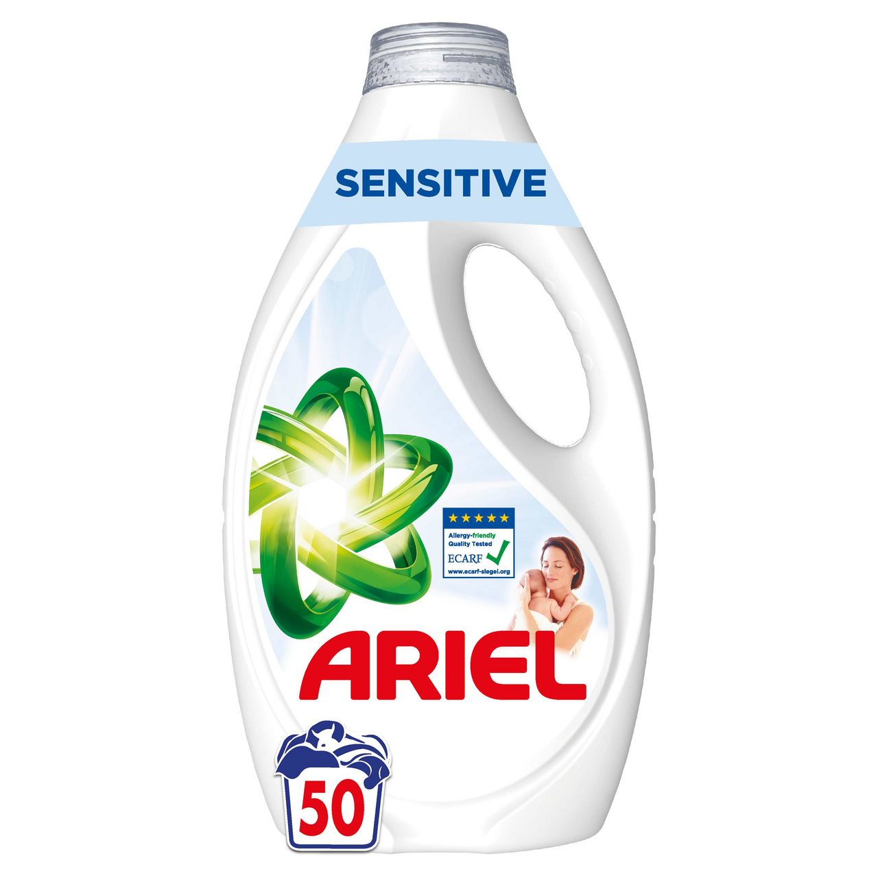 ARIEL Sensitive Skin gel na praní (50 praní)