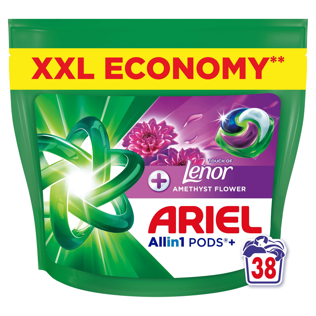 ARIEL Amethyst kapsle na praní 38 ks