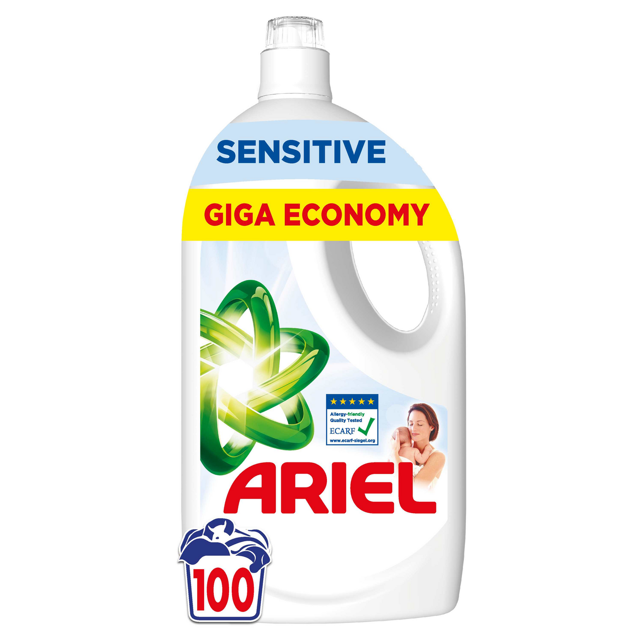 ARIEL Sensitive Skin gel na praní (100 praní)