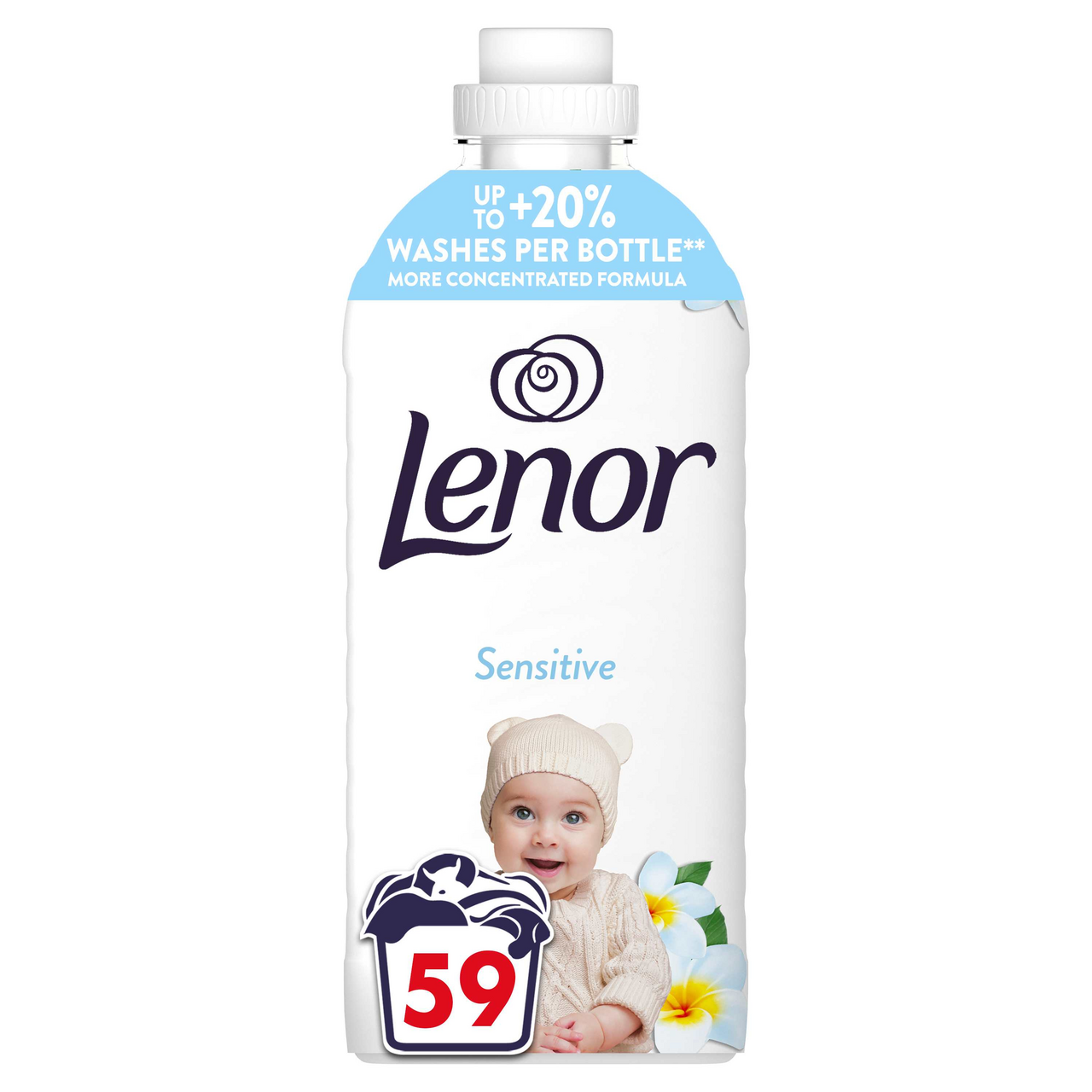 Lenor Sensitive aviváž (59 praní) 1239 ml