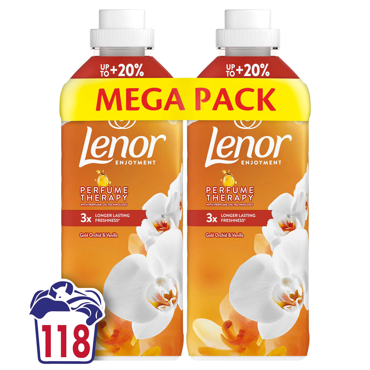 Lenor Vanilla Orchid & Golden Amber aviváž (118 praní) 2478 ml