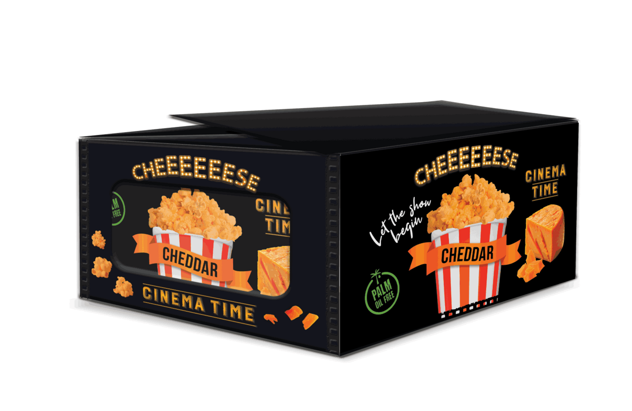 CINEMA TIME Popcorn Jalapeňo 12 x 90 g